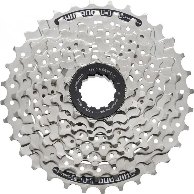 Кассета SHIMANO ACERA HG41, 8 скоростей, 11-34 ECSHG418134 Кассета SHIMANO ACERA HG41, 8 скоростей, 11-34 ECSHG418134