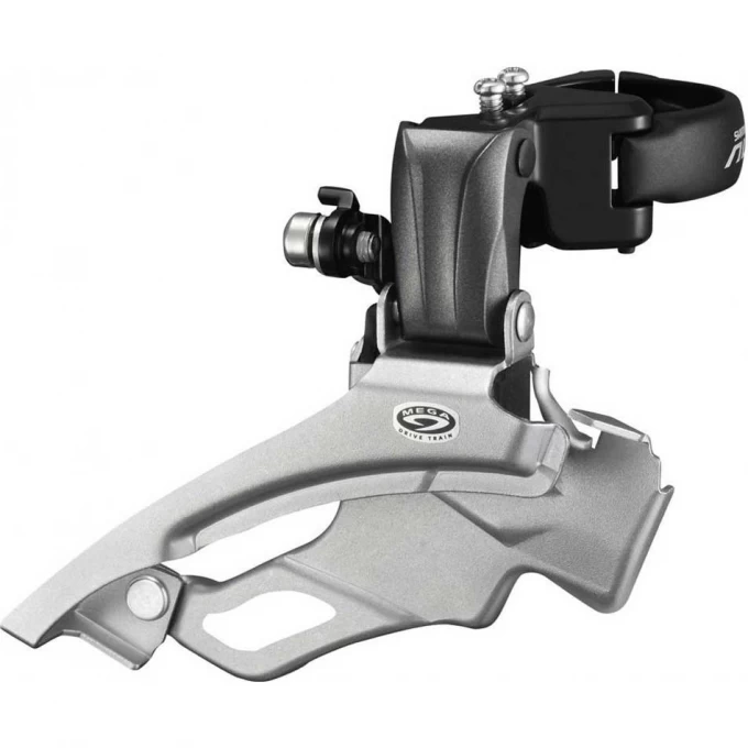 Переключатель передний SHIMANO ALTUS, M371 универсальная тяга, универсальный хомут, 3X9 скорость, угол: 66-69 EFDM371X6 Переключатель передний SHIMANO ALTUS, M371 универсальная тяга, универсальный хомут, 3X9 скорость, угол: 66-69 EFDM371X6