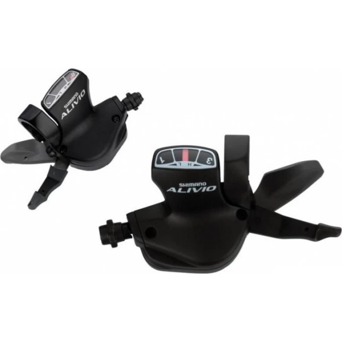 Шифтер SHIMANO ALIVIO, M4010, левый, 2 скорости, трос 1800 мм ESLM4010LB Шифтер SHIMANO ALIVIO, M4010, левый, 2 скорости, трос 1800 мм ESLM4010LB
