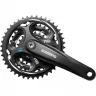 Система SHIMANO ALTUS, M311, 170мм, квадрат, 48/38/28T, черный EFCM311C888XL