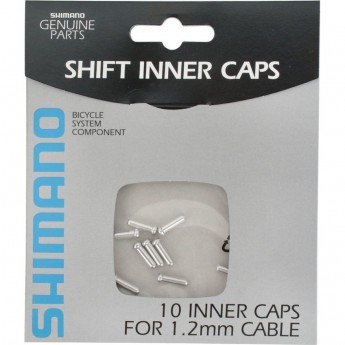 Концевик SHIMANO алюминиевый для троса переключателя, 10 штук Y62098060 Концевик SHIMANO алюминиевый для троса переключателя, 10 штук Y62098060