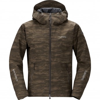 Куртка утеплённая SHIMANO RB-04JS DRYSHIELD коричневый камуфляж M