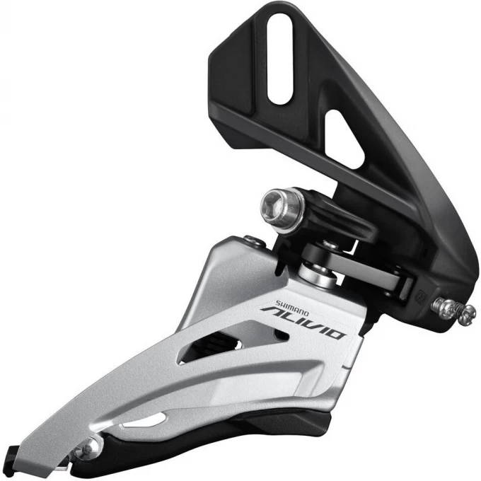 Переключатель передний SHIMANO Alivio M4000, универсальная тяга, нижний хомут, 9 скоростей, EFDM4000TSX6 Переключатель передний SHIMANO Alivio M4000, универсальная тяга, нижний хомут, 9 скоростей, EFDM4000TSX6