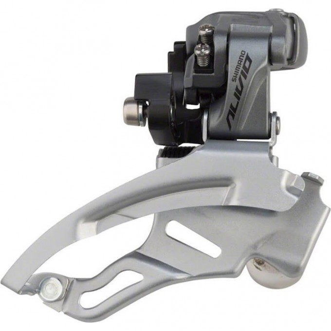 Переключатель передний SHIMANO ALIVIO, M4000, универсальная тяга, верхний хомут, для 9 скоростей угол :66-69, для 40T EFDM4000DSX6 Переключатель передний SHIMANO ALIVIO, M4000, универсальная тяга, верхний хомут, для 9 скоростей угол :66-69, для 40T EFDM4000DSX6