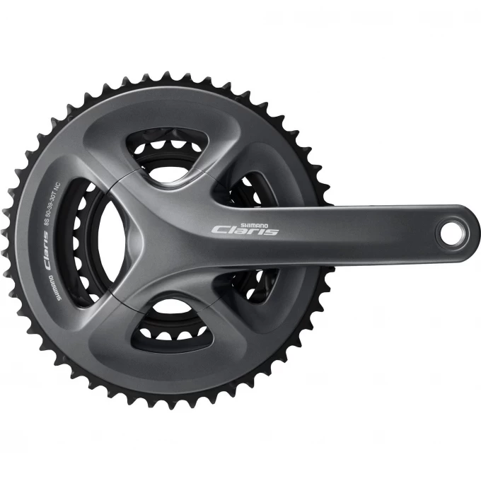 Система SHIMANO CLARIS, R2030, 175 мм, интегрированный вал, 8 скоростей, 50/39/30T EFCR2030EX090X Система SHIMANO CLARIS, R2030, 175 мм, интегрированный вал, 8 скоростей, 50/39/30T EFCR2030EX090X