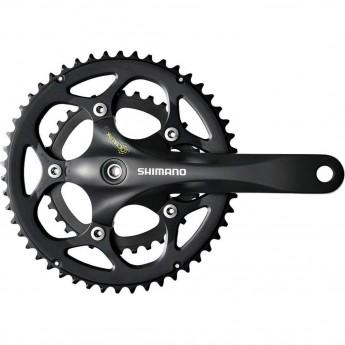 Система SHIMANO R345, 175 мм, OCTALINK, 50/34T без каретки, 9 скоростей, черный