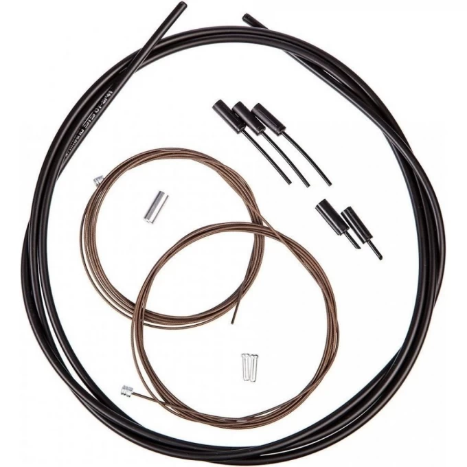 Трос и оплетка переключателя SHIMANO OT-SP41, шоссе,полимерное покрытие, 1700 мм, черного цвета Y63Z98910 Трос и оплетка переключателя SHIMANO OT-SP41, шоссе,полимерное покрытие, 1700 мм, черного цвета Y63Z98910