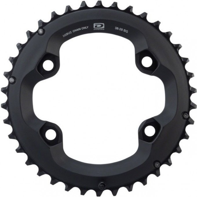 Звезда передняя SHIMANO DEORE, для M6000, 24T-BE для 34-24T, черный Y1WD24000 Звезда передняя SHIMANO DEORE, для M6000, 24T-BE для 34-24T, черный Y1WD24000