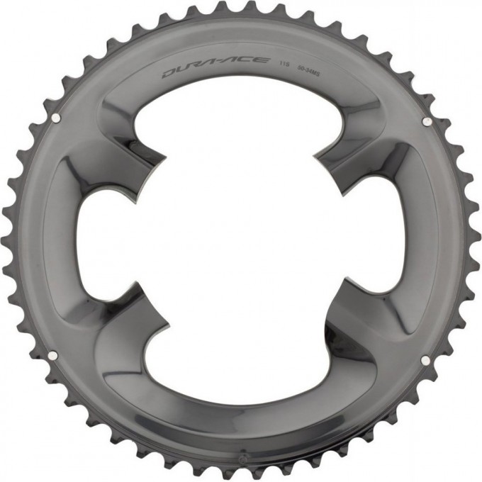 Звезда передняя SHIMANO DURA-ACE, для FC-R9100, 50T-MS, для 50-34T Y1VP98010 Звезда передняя SHIMANO DURA-ACE, для FC-R9100, 50T-MS, для 50-34T Y1VP98010
